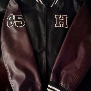 Mens 3x Tommy hilfiger leather varsity jacket